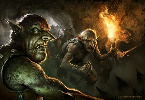 The cave is exited through a mud pile. 100+ Memorable Goblins - Dndspeak