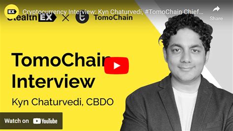 Exclusive Interview With Tomochain Coin Kyn Chaturvedi