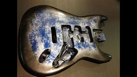 How To Paint Your Guitar With Spray Cans Youtube