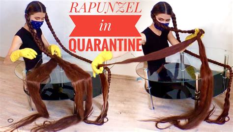 Real Life Rapunzel In Quarantine Alechka Nasyrova Queen Of Super