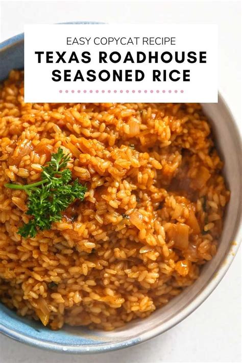 Texas Roadhouse Seasoned Rice Easy Copycat Recipe TheEatDown