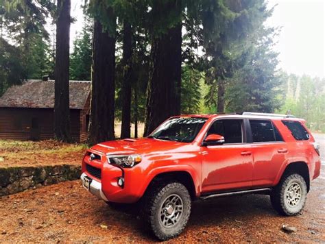 Barcelona Red Toyota 4runner With Trd Wheels 4runner Mods Toyota