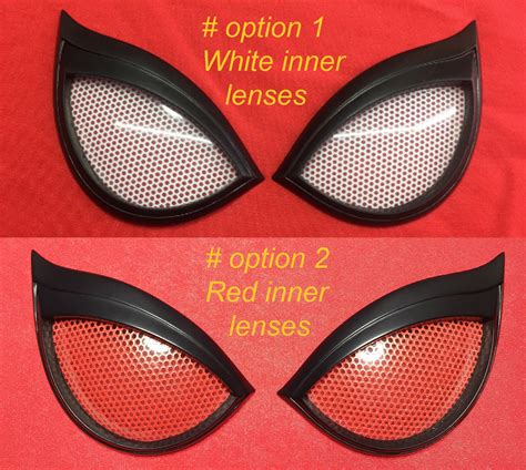 Lenses Lenses Spiderman Ps4 Model Very Accurate Eye Opening Etsy