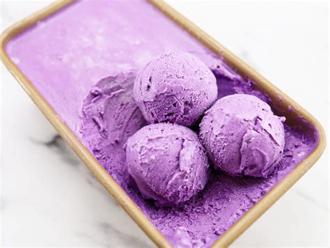 No Churn Ube Ice Cream Purple Yam Ice Cream Chef Sheilla