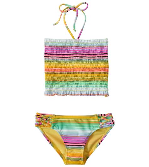 Raisins Girls Newport Stripe Summer Lovin Bikini Set 4 6x At