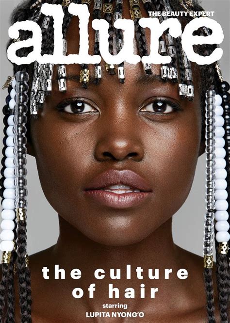 Lupita Nyongo Graced The Cover Of Allures The Culture Of Hair Issue