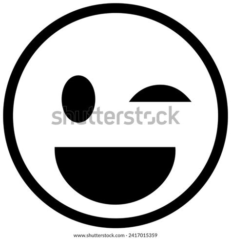 Slightly Smiling Face Emoji Line Icon Stock Vector Royalty Free