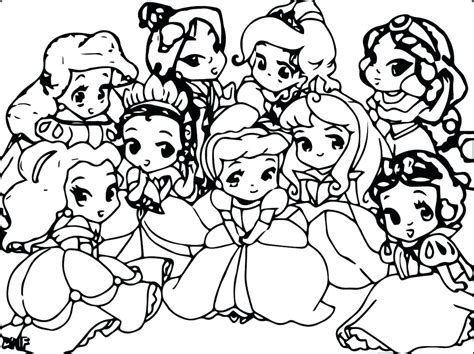 All Disney Baby Princess Coloring Pages You Could Also Print The