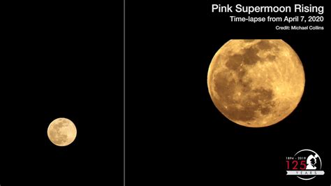 Pink Supermoon Time Lapse April 7 2020 Youtube