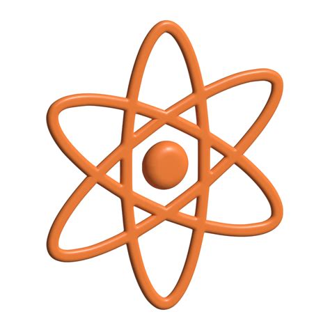 3d Icon Of Atom 20033015 Png