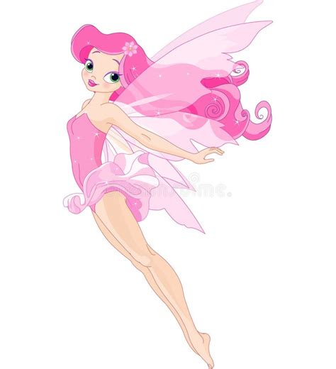 Flaying Pink Fairy Stock Vector Illustration Of Clipart 39175725