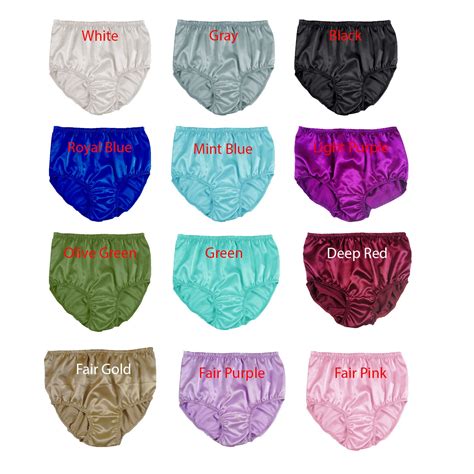 Luxurious Sissy Silky Knickers Full Briefs Panty Womens Etsy