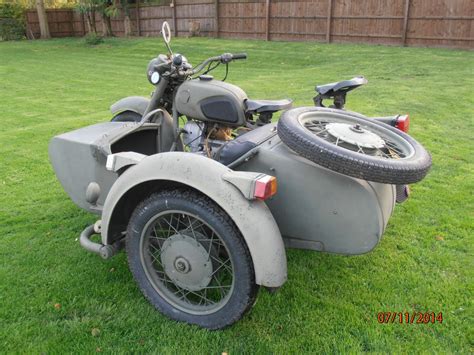 neval dnieper dnepr ural 650cc bike with sidecar military style reverse gear