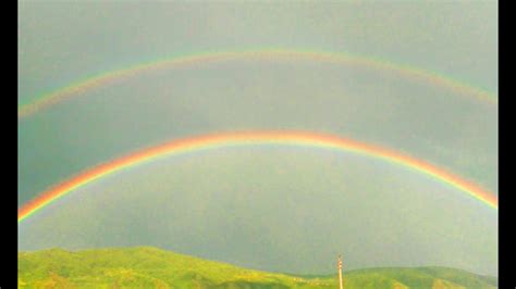 Double Rainbow Two Rainbows In The Sky Hd Youtube