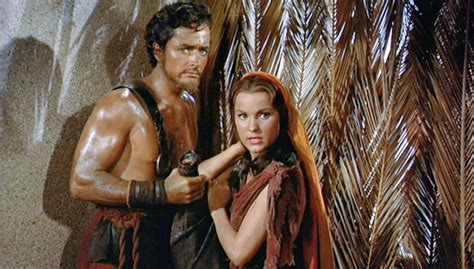 John Derek As Joshua And His True Love Lilia Played By Debra Paget