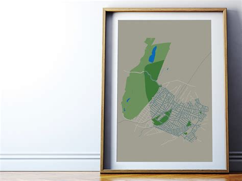 Maplewood New Jersey Typography Map