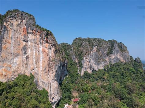 Cliffs Behind Railay Beach Southeast Asia Pilot