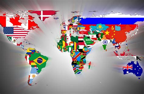 Download Wallpapers Download 2560x1920 Flags World Map 1650x1080