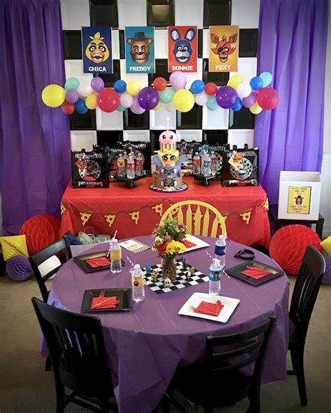 Kara S Party Ideas Five Nights At Freddy S Birthday Party Kara S Party Ideas