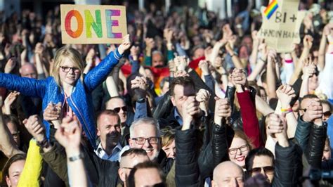 dutch protests against attack on gay couple holding hands bbc news