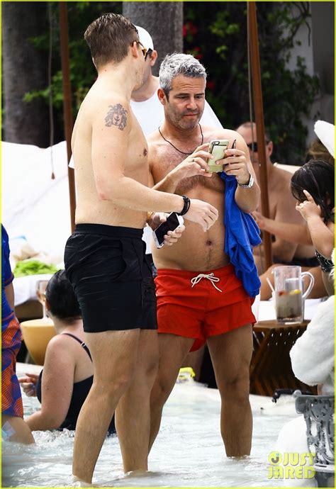 andy cohen goes shirtless for easter vacation in miami photo 3615794 andy cohen shirtless