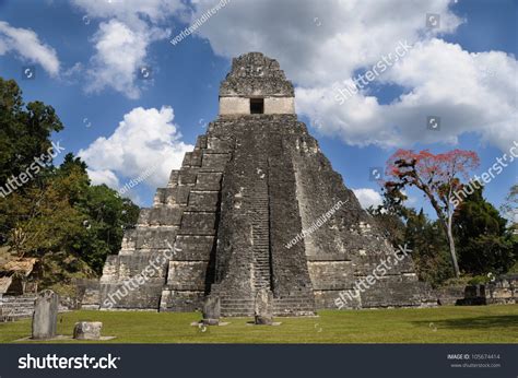 Ancient Mayan Ruins Peten Basin Tikal Guatemala Latin America Old