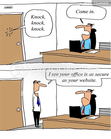 Web Security Cartoons And Comics Funny Pictures From Cartoonstock