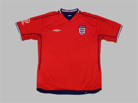 England 2002 World Cup Away Shirt Excellent Xl Foot Jerseys