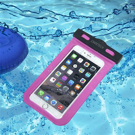Choetech Wpc007 2 Pack Universal Water Proof Cell Phone Case