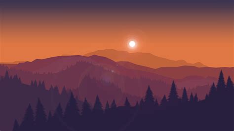 Mountain Sunset Backgrounds