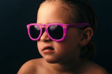 Free Photo Cool Kid With Sunglasses