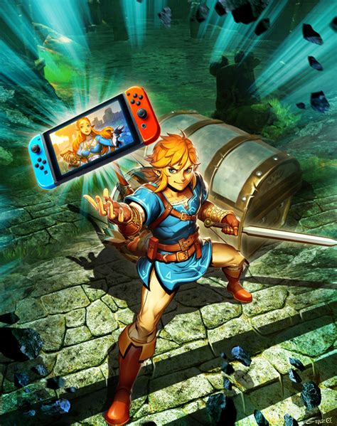 Nintendo Switch Zelda Breath Of The Wild By Genzoman On Deviantart