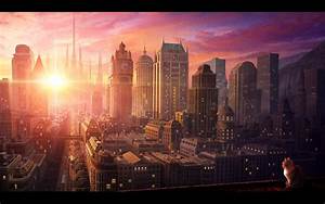 Anime, Cityscape, Architecture, Wallpapers, Hd, Desktop, And