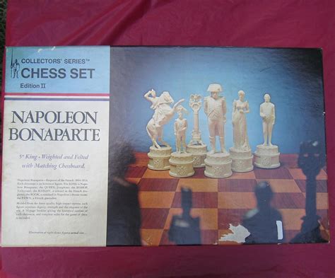 Vintage Napoleon Bonaparte Chess Set No 203 Classic Games Company 1966