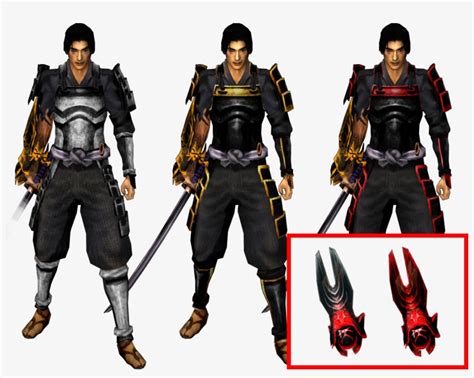Armor Pack And Dark Oni Gauntlet Onimusha 3 Red Armor Transparent Png