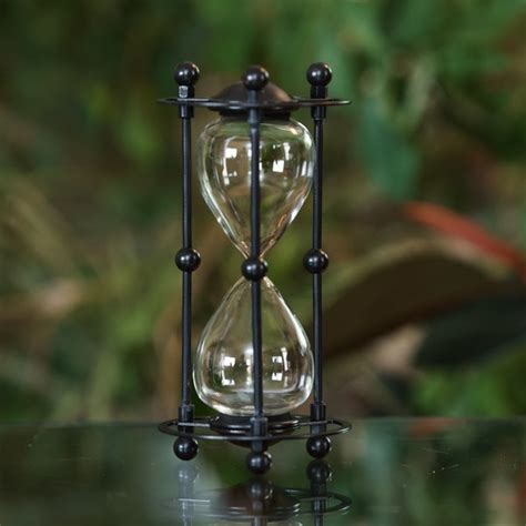 Black Domed Metal Hourglass Kit Traditional Or Three Tier