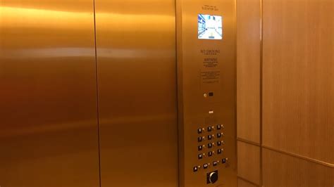 Golden Schindler 5500 Elevators At Intercontinental The Wharf
