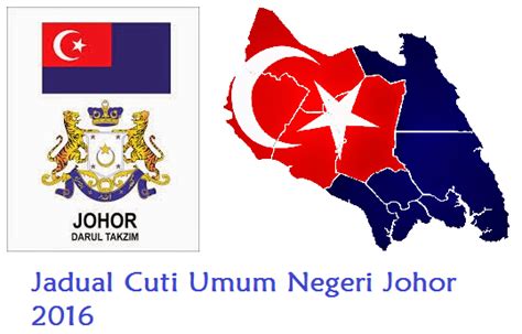 Hari hol (editable teks) for later. Jadual Cuti Umum Negeri Johor 2016 - Shainginfoz