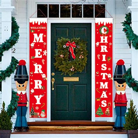 Merry Christmas Bannersnew Year Outdoor Indoor Christmas Decorations