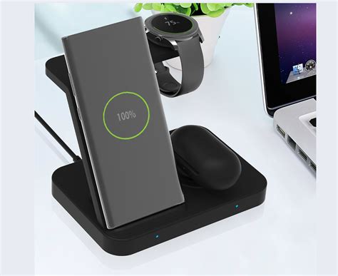 15w 4 In 1 Multi Samsung Wireless Charging Station With Qualcomm