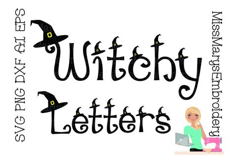 Witch Letters So Fontsy
