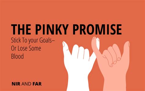 Pinky Promise Stick To It Or Shed Some Blood