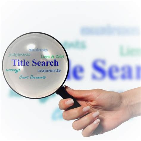 Title Tip What Is A Title Search