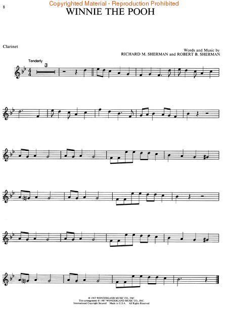 Free beginners level free clarinet sheet music sheet music pieces to download from 8notes.com. disney sheet music for clarinet free - Google Search ...