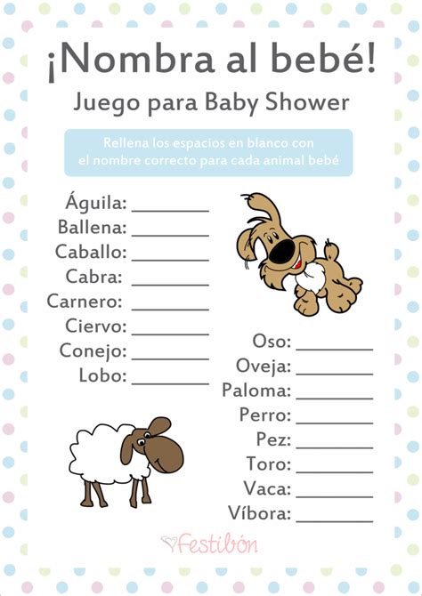 11 Juegos Para Baby Shower Bebeazultop