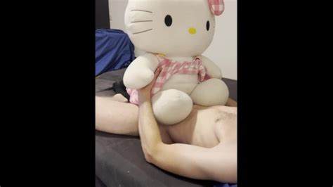 Sex With Plushies Fucking Them Hard Until Cum On Hello Kitty
