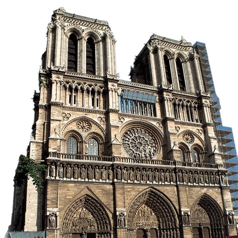 Notre Dame De Paris Side View Transparent Png Stickpng