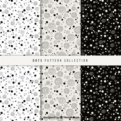 Free Vector Hand Drawn Circles Patterns