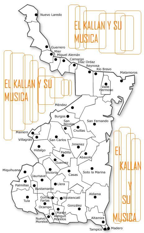 Mapa Del Estado De Tamaulipas Con Division Politica Y Nombres Imagui