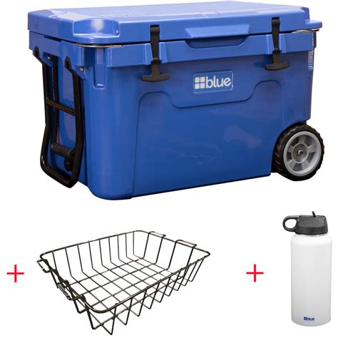 Blue Coolers 55 Qt Ice Vault Roto Molded Super Cooler With Wheels